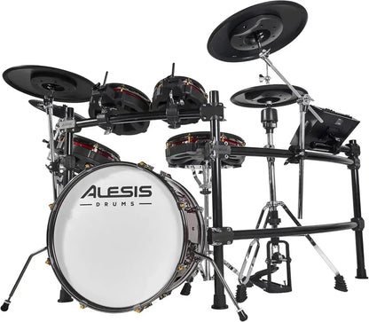 Alison Strata Prime Electronic Drum Kit  Touchscreen Interface & Dual-Zone Mesh Heads
