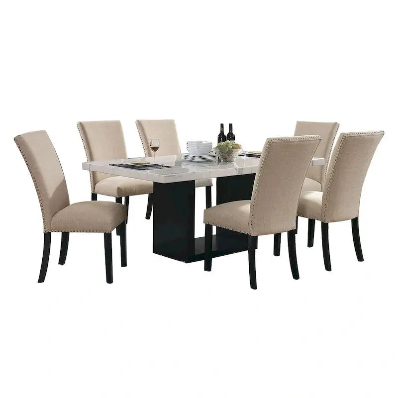 7-Piece Dining Room Set  Table and Matching Chairs