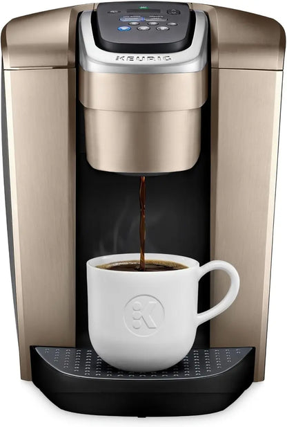 Keurig K-Elite Brews Hot or Iced Coffee with Strength & Temperature Control  Brushed Silver Finish