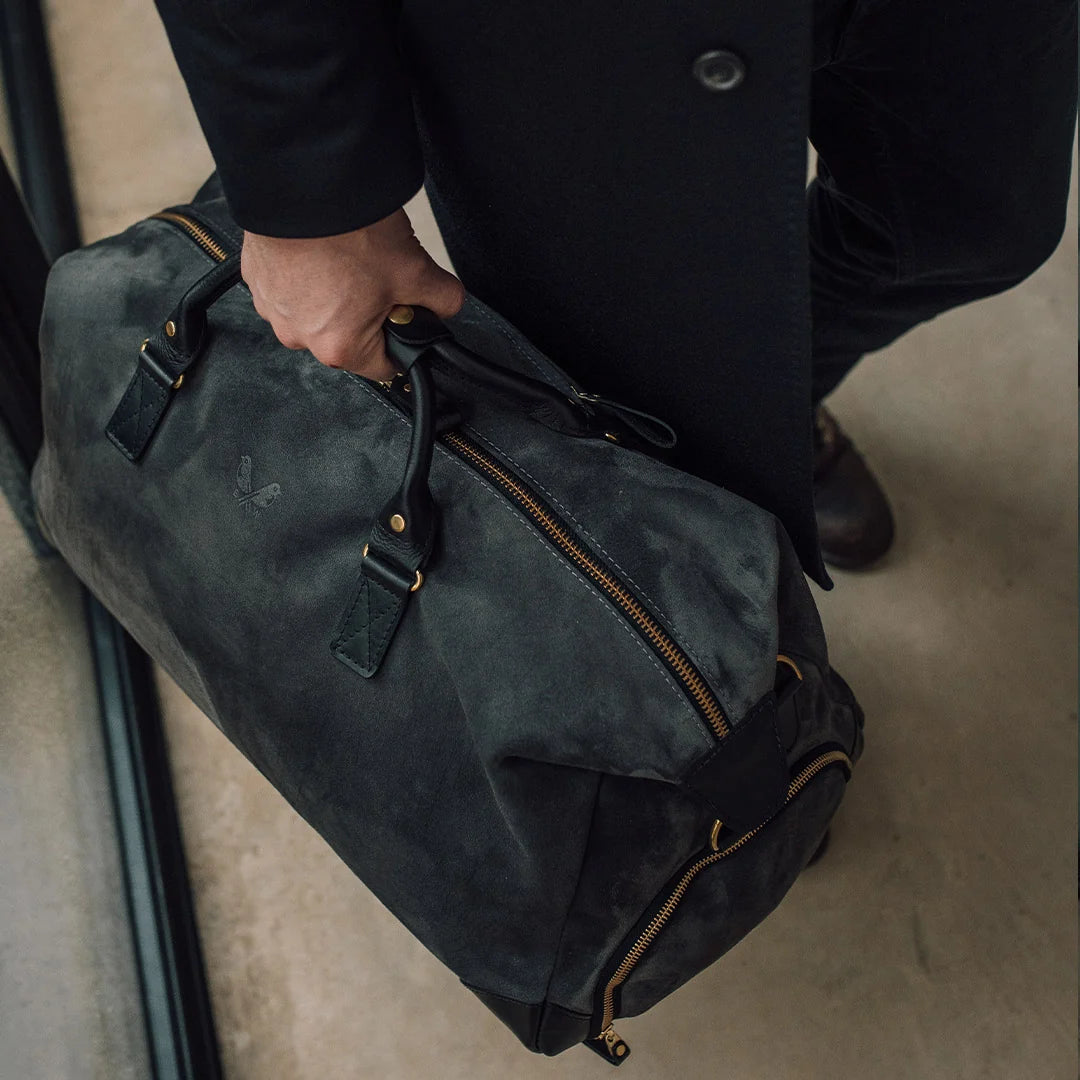 Suede Weekender - Storm Grey