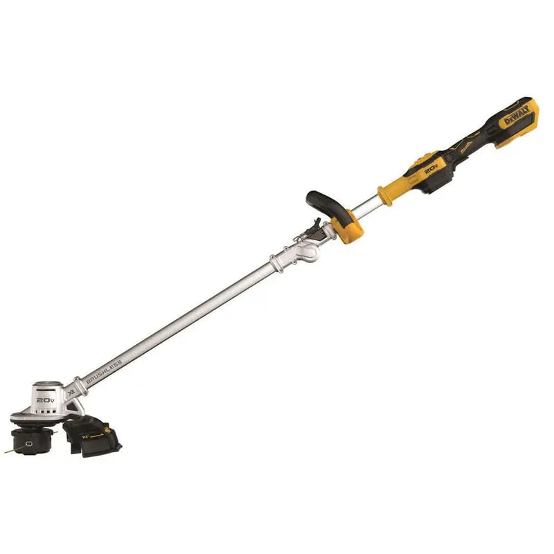 DEWALT 20V MAX XR Brushless 14 in. Cordless Folding String Trimmer and Handheld Blower Combo Kit DCKO222M1 from DEWALT