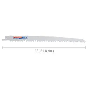 WORKPRO Wood Pruning Saw Blade Set  5-Piece 9-Inch Reciprocating Blades