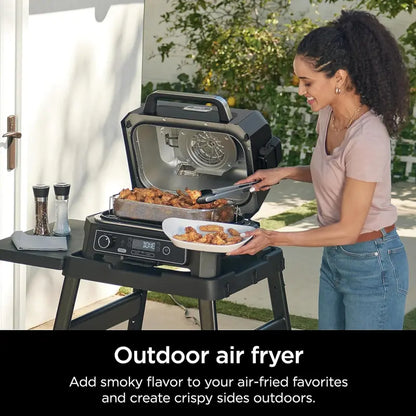 OG701 7-in-1 Electric Pellet Grill & Smoker  Portable All-in-One Outdoor Cooking System