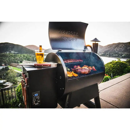 Pro Series 22-Inch Bronze Pellet Grill with Precision Temperature Control
