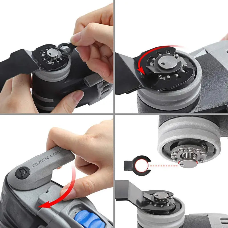 WORKPRO Oscillating Saw Blade Set  23-Piece Metal & Wood Cutting Blades