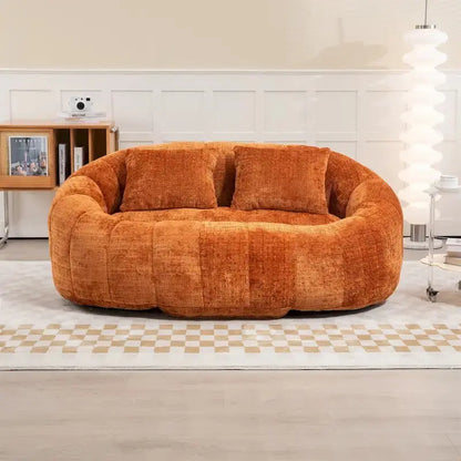 Adult Bean Bag Chair  Multi-Color Lounge Sofa for Casual Home or Dorm Use