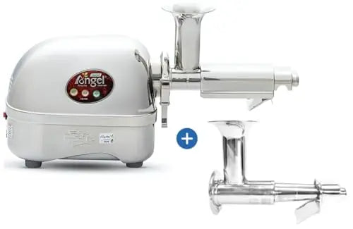 Angel Juicer AG-5500SFH Electric Cold Press Juicer  Stainless Steel (SUS 304), Dual-Gear System, 3HP Motor, 10-Year Warranty
