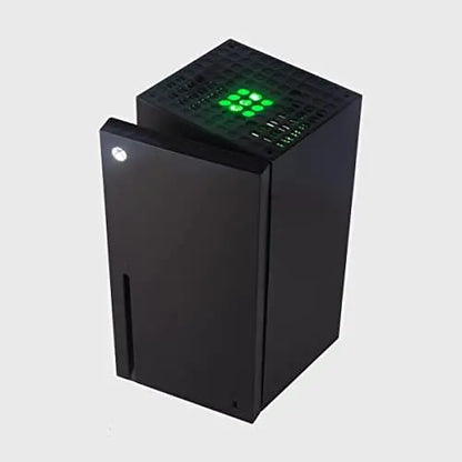 Xbox Official Gear Series X Mini Fridge Thermoelectric Cooler, 10L Capacity, 12 Can Holder, USB Port, AC/DC Powered