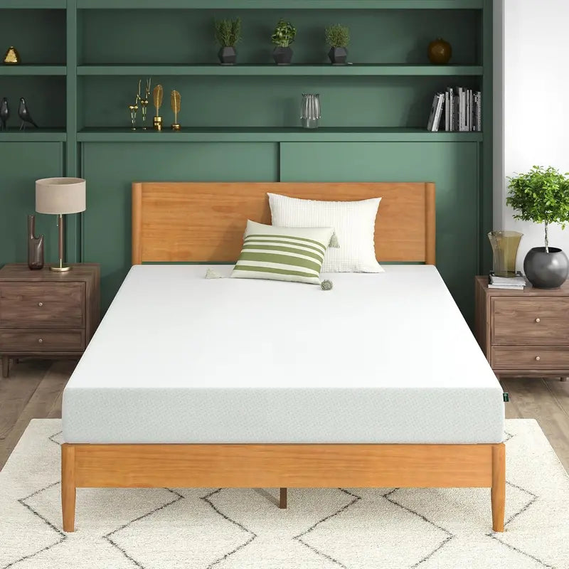 Zinus Lumbar+ 14-Inch King Mattress: Ergonomic Memory Foam with Targeted Lumbar Support, Cooling Gel Infusion, Green Tea Extract, and Soft Cool-to-Touch Cover