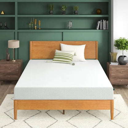 Zinus Lumbar+ 14-Inch King Mattress: Ergonomic Memory Foam with Targeted Lumbar Support, Cooling Gel Infusion, Green Tea Extract, and Soft Cool-to-Touch Cover