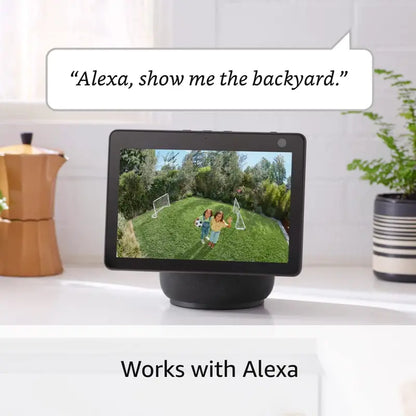 Ring Spotlight Cam Plus, Battery | Two-Way Talk, Color Night Vision, and Security Siren