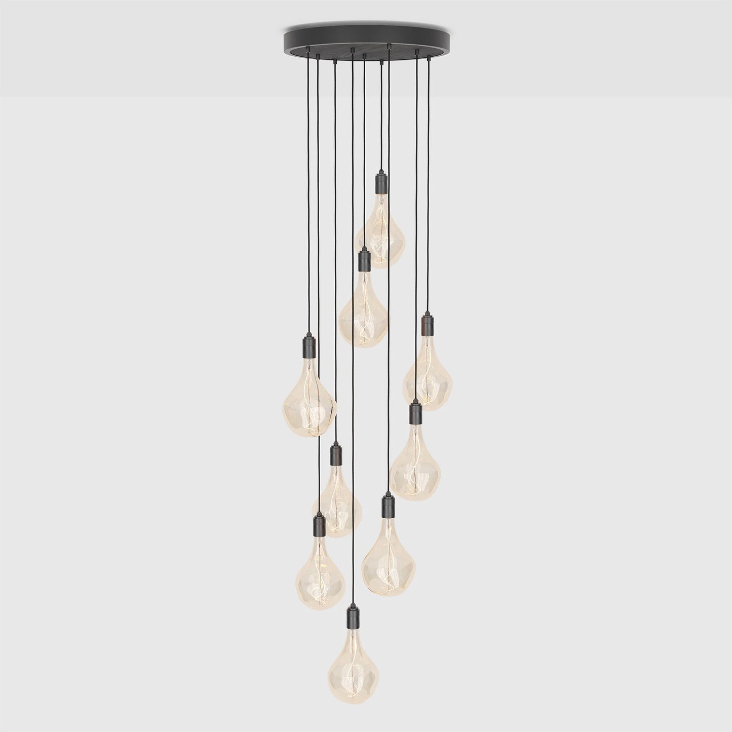 The Original Nine Pendant in Graphite + Voronoi II