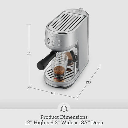 Breville Bambino BES450BSS Espresso Machine  Compact, Brushed Stainless Steel