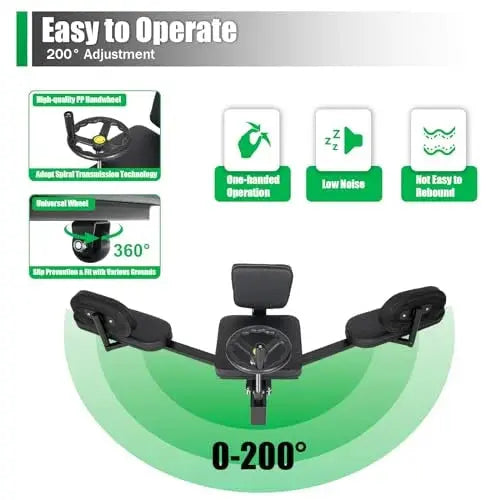 BrandName Leg Stretcher Machine, Adjustable 180° Split Trainer with Ergonomic Design for Home Gym Flexibility and Stretching