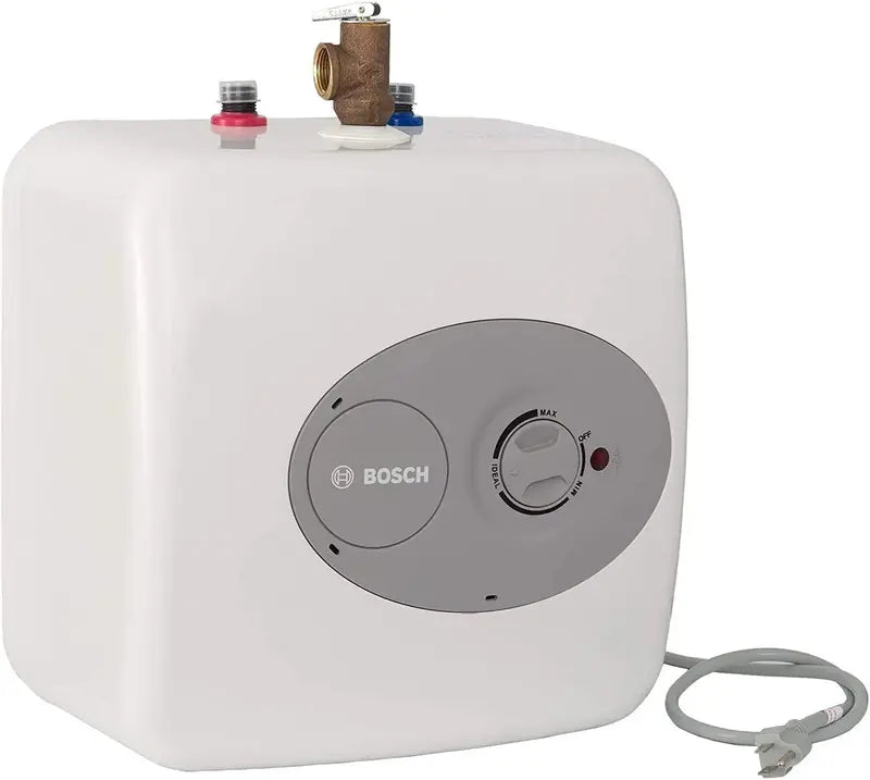 Bosch Tronic 3000 T 2.5-Gallon Electric Mini-Tank Water Heater, Compact & Efficient, Under-Sink Installation