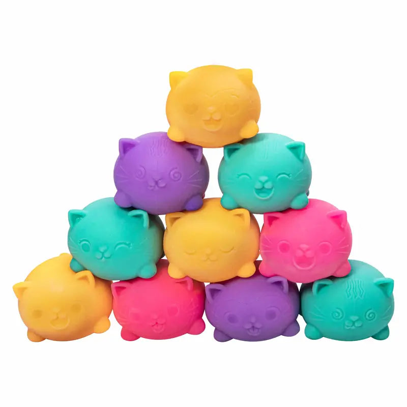 Teenie NeeDoh Cool Cats  Mini Cat-Shape Sensory Toy
