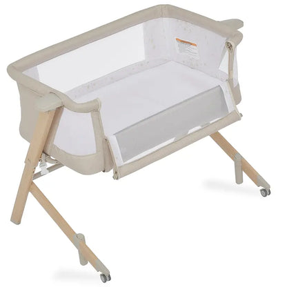 Evolur Stellar Bassinet and Bedside Sleeper in Beige
