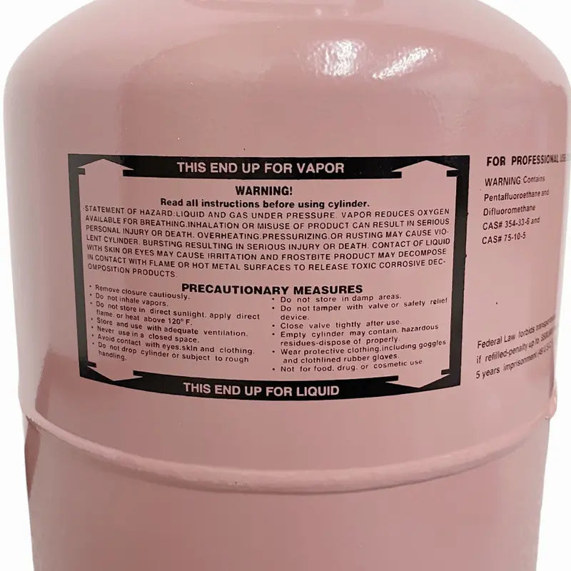 25 lb R410A Refrigerant Gas Canister for Air Conditioning & Heat Pump Systems