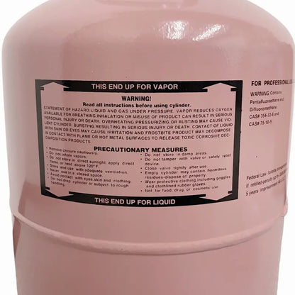 25 lb R410A Refrigerant Gas Canister for Air Conditioning & Heat Pump Systems