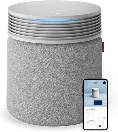 Blueair Blue Signature SP3i Max Air Purifier: WiFi-Enabled HEPASilent System for Large Spaces (3,385 sq. ft/hr), Odor Elimination & Dual-Function Table Design