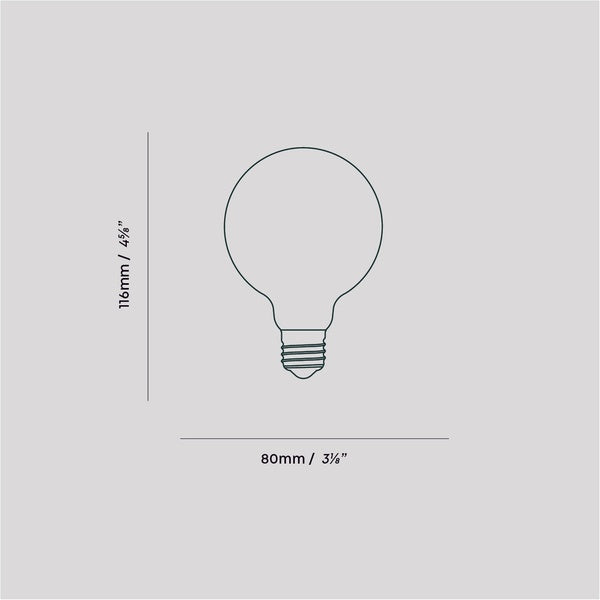Porcelain II E27 LED Bulb