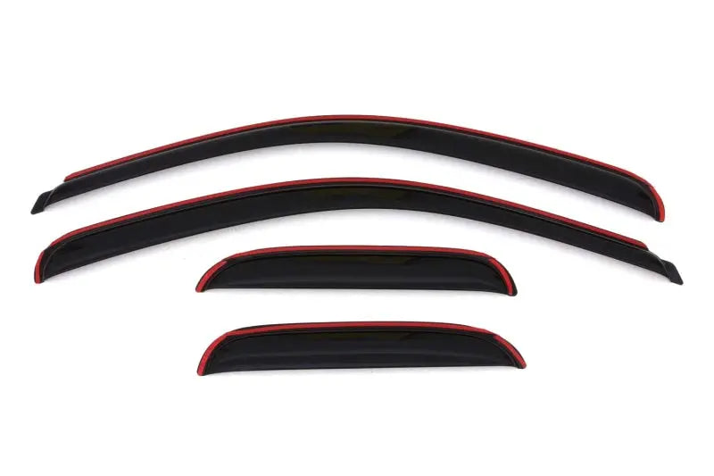 AVS 07-13 Chevy Silverado 1500 Ext. Cab Ventvisor Front and Rear Window Deflectors 4pc  Smoke