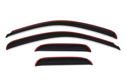 AVS 07-13 Chevy Silverado 1500 Ext. Cab Ventvisor Front and Rear Window Deflectors 4pc  Smoke