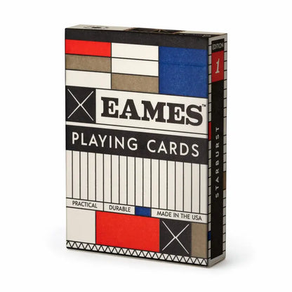 Eames-Inspired Starburst Design Playing Cards