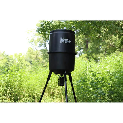Wildgame Innovations Quick Set 30-Gallon Game Feeder  Portable, Timer-Controlled Hunting Accessory