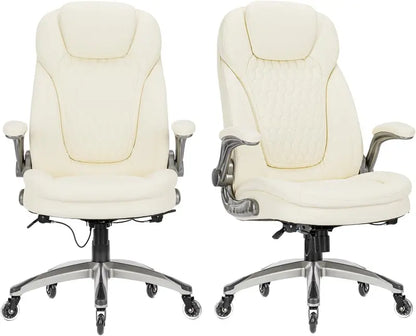 Executive Swivel Office Chair  Upgraded Casters, Adjustable Height & Premium Home/Office Use