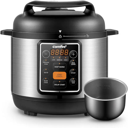 COMFEE 16-in-1 Electric Pressure Cooker  Non-Stick Inner Pot with Smart Presets