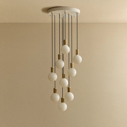 Nine Pendant in Oak + Sphere IV