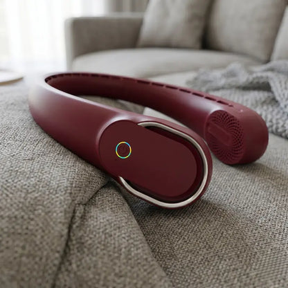 Wearable Neck Fan  4000mAh Battery, 3-Speed Bladeless Design, 360° Cooling