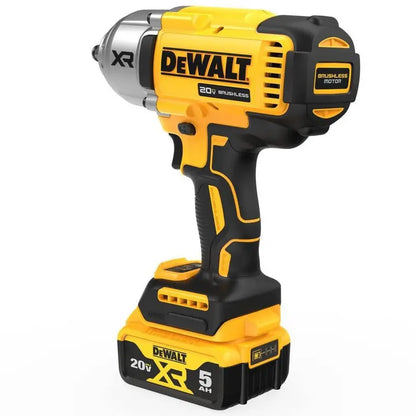 DEWALT 20V MAX XR 1/2″ Cordless Impact Wrench Kit, High Torque, LED Light, Battery Included
