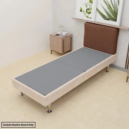 ONETAN 1.5-Inch Split Bunkie Board  Pre-Assembled Mattress Support Platform in Gray