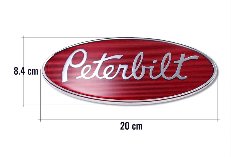 Front Hood Grille Logo Emblem Badge for Peterbilt 379 386 389 567 579 Semi Trucks  Peterbilt Truck Accessories  Aftermarket Replacement for 20-19280