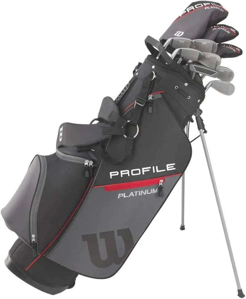 Wilson Profile Platinum Golf Club Set for Right-Handed Players  Includes Stand Bag