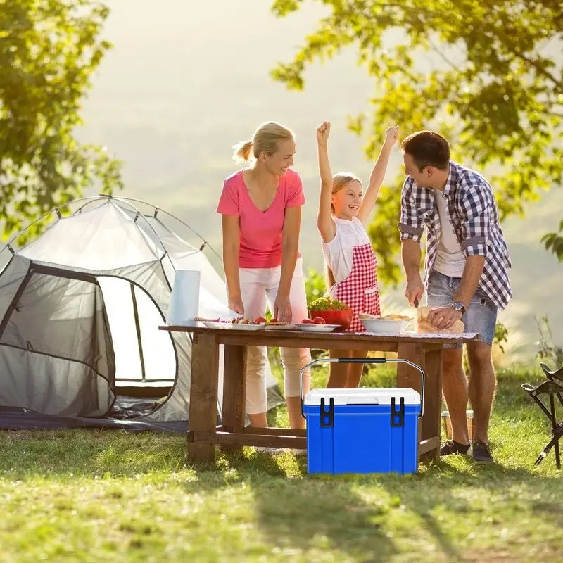 High-Performance Camping Cooler  26/58/79-Quart Options with 4-Day Ice Retention