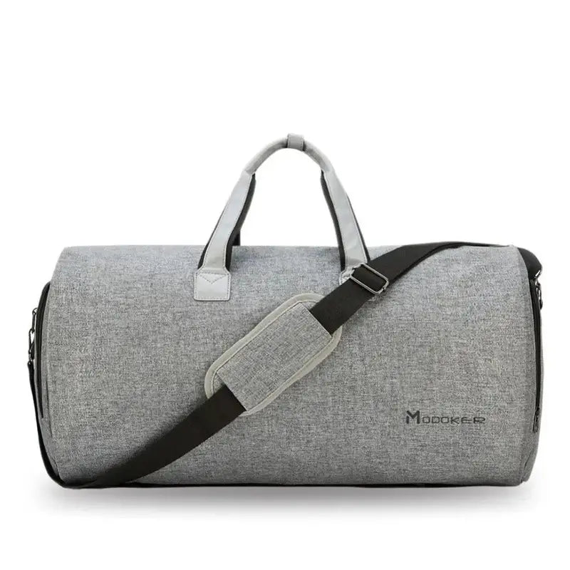 Baggrix™ 2-in-1 Garment Duffel Bag, 45L, Wrinkle-Free, Water-Resistant, Travel & Business, Black