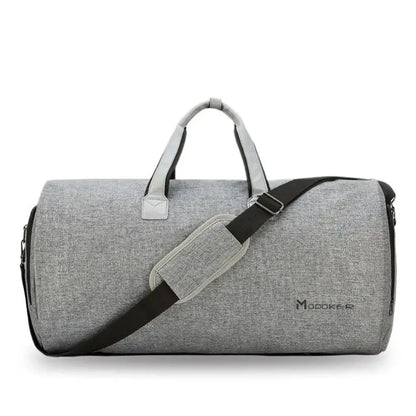 Baggrix™ 2-in-1 Garment Duffel Bag, 45L, Wrinkle-Free, Water-Resistant, Travel & Business, Black