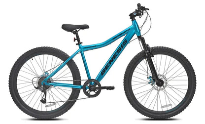 Genesis Serrano 27.5″ Women’s Mountain Bike  Comfort-Oriented Aluminum Frame, Blue Finish