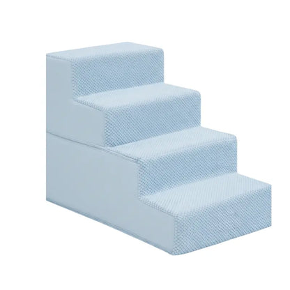Adjustable Indoor Pet Stairs for Small Dogs  3 to 5 Steps, Lightweight & Non-Slip Surface