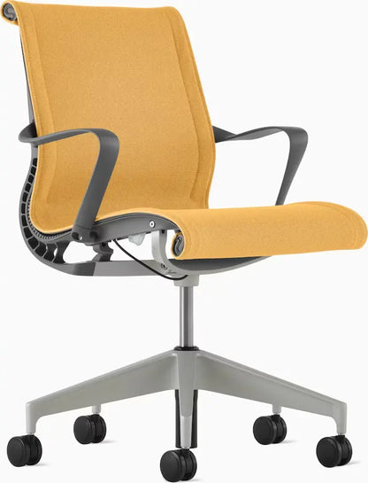 Setu Chair with Armrests  Flexible Kinetic Support &amp; Four-Way Adjustable Arms