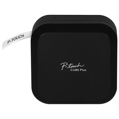 Brother P-Touch Cube Plus Bluetooth Label Maker, Portable, 24mm Wide, Includes Starter Kit, Compatible with TZe Tapes