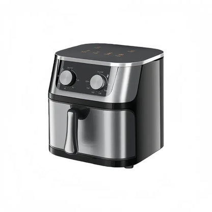 6L Stainless Steel Smart Air Fryer with Multifunction Cooking Modes