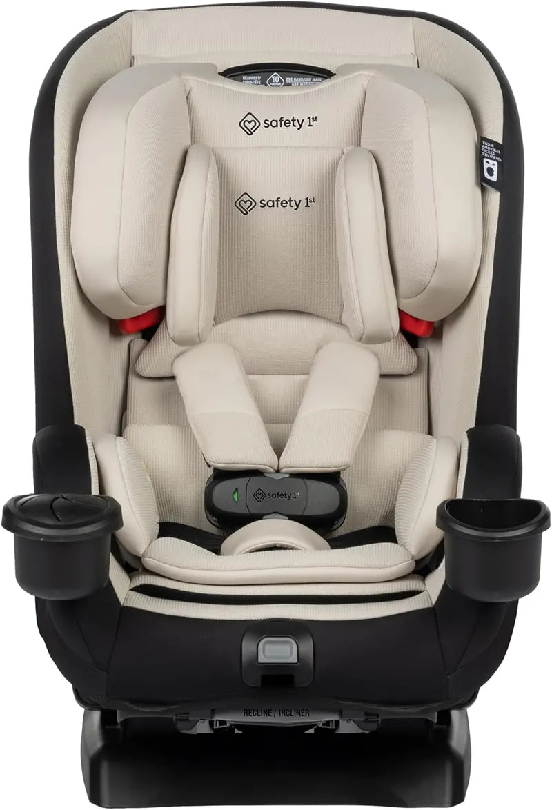 Hexagon Horizon 4-in-1 Convertible Car Seat  Infant to Toddler, Rear/Front Facing & Booster Modes, Washable Fabric, Fits 3 Across, Ages Birth10 Years