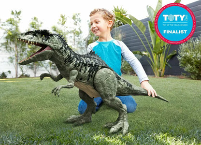 Jurassic World Dominion Giganotosaurus Action Figure  Super Colossal 14″ Tall, 3″ Long, Fully Posable Dinosaur Toy for Ages 4+