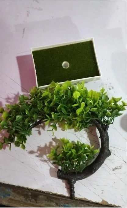 Decorative Artificial Bonsai Plant  Silk Flowers on PVC Stem (20 cm)
