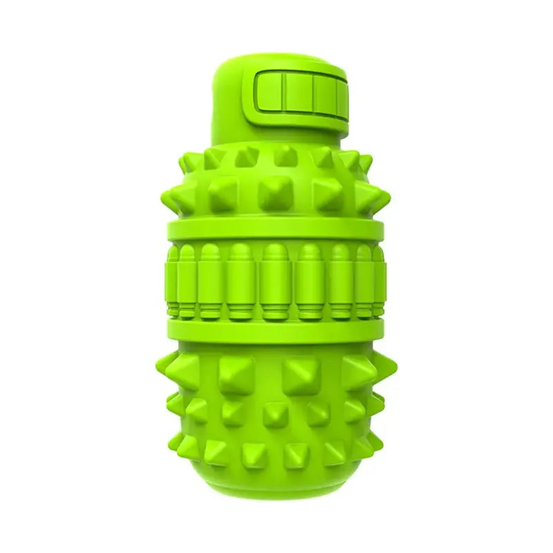 EcoPaws Natural Rubber Dog Toy, Medium to Large Breeds, Durable & Squeaky, Dental Health, Milk Flavor