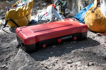 Camp Chef Mountain Series Everest 2X Camp Stove  Dual 20,000 BTU Burners, Windscreen Lid, 215 Sq In Cooking Surface